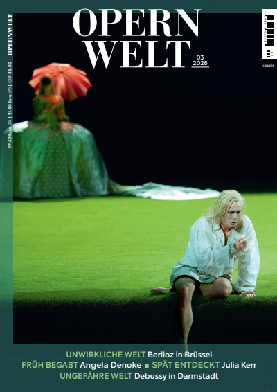 Cover der Ausgabe: Opernwelt Jahrgang 67 (2026), Heft 3