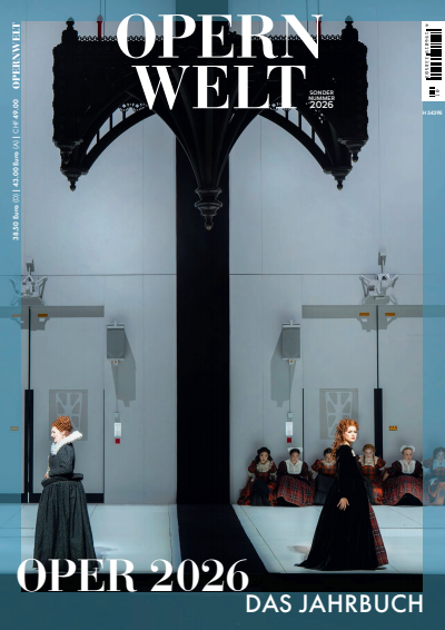 Cover der Ausgabe: Opernwelt Jahrgang 67 (2026), Heft Jahrbuch