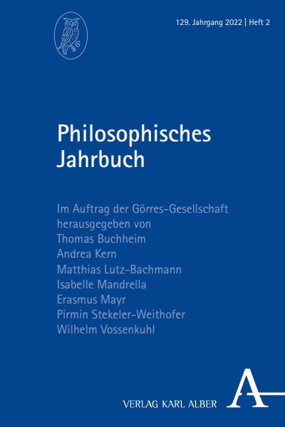 Cover of Volume: Philosophisches Jahrbuch Volume 129 (2022), Edition 2