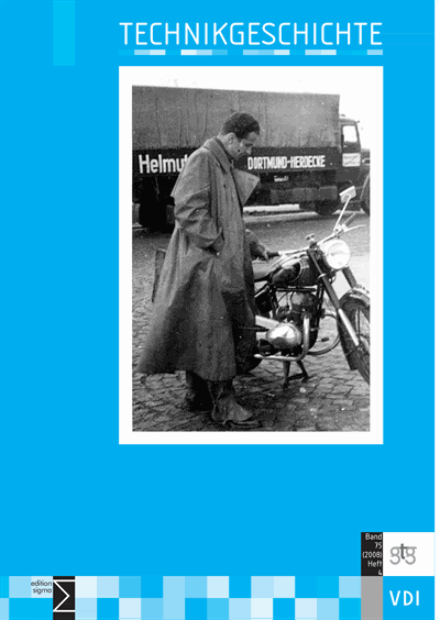 Cover of Volume: TG Technikgeschichte Volume 75 (2008), Edition 4