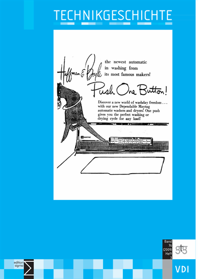 Cover of Volume: TG Technikgeschichte Volume 76 (2009), Edition 3