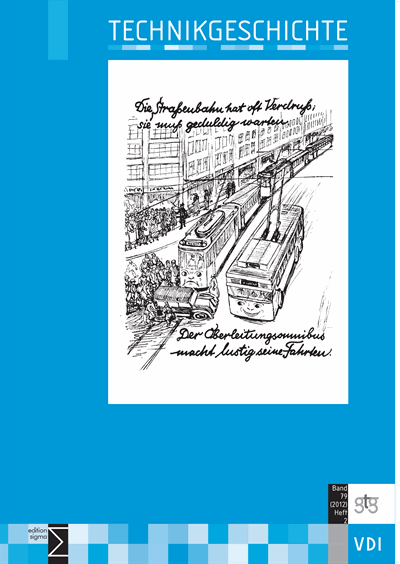Cover of Volume: TG Technikgeschichte Volume 79 (2012), Edition 1