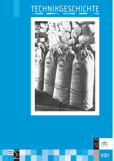 Cover of Volume: TG Technikgeschichte Volume 79 (2012), Edition 4