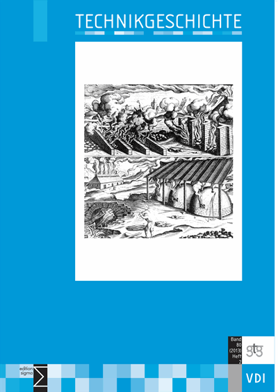 Cover of Volume: TG Technikgeschichte Volume 80 (2013), Edition 2
