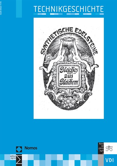 Cover of Volume: TG Technikgeschichte Volume 82 (2015), Edition 4