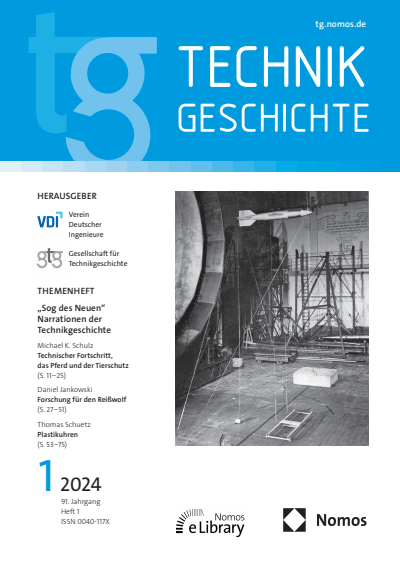 Cover of Volume: TG Technikgeschichte Volume 91 (2024), Edition 1