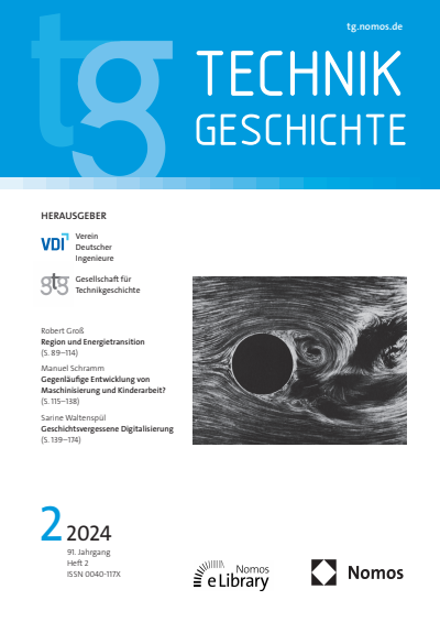 Cover of Volume: TG Technikgeschichte Volume 91 (2024), Edition 2