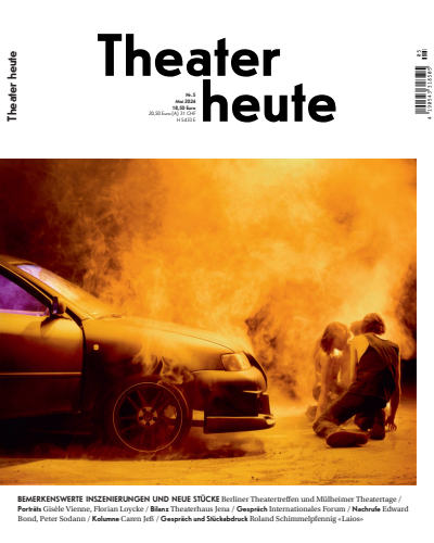 Cover der Ausgabe: Theater heute Jahrgang 65 (2024), Heft 5
