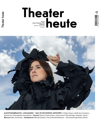 Cover of Volume: Theater heute Volume 65 (2024), Edition 8-9