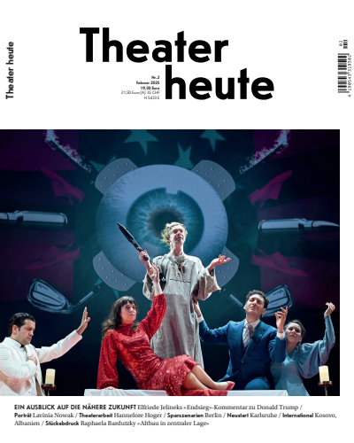Cover der Ausgabe: Theater heute Jahrgang 66 (2025), Heft 2