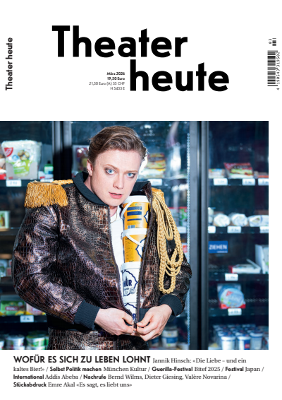 Cover of Volume: Theater heute Volume 67 (2026), Edition 3