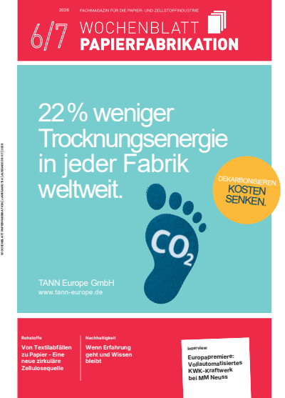 Cover der Ausgabe: Wochenblatt für Papierfabrikation Jahrgang 154 (2026), Heft 6-7