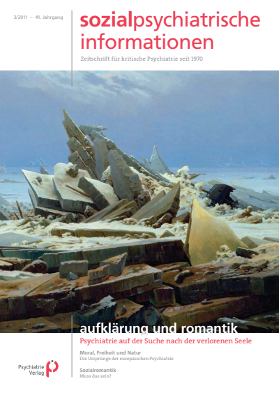 Cover of Volume: Sozialpsychiatrische Informationen Volume 41 (2011), Edition 3