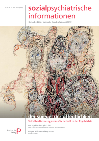 Cover of Volume: Sozialpsychiatrische Informationen Volume 44 (2014), Edition 2