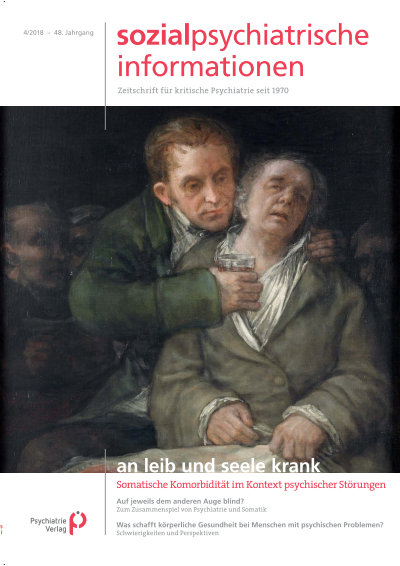 Cover of Volume: Sozialpsychiatrische Informationen Volume 48 (2018), Edition 4