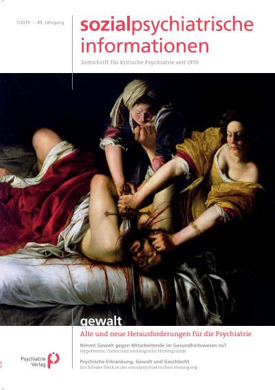 Cover of Volume: Sozialpsychiatrische Informationen Volume 49 (2019), Edition 1