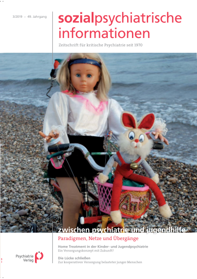 Cover of Volume: Sozialpsychiatrische Informationen Volume 49 (2019), Edition 3