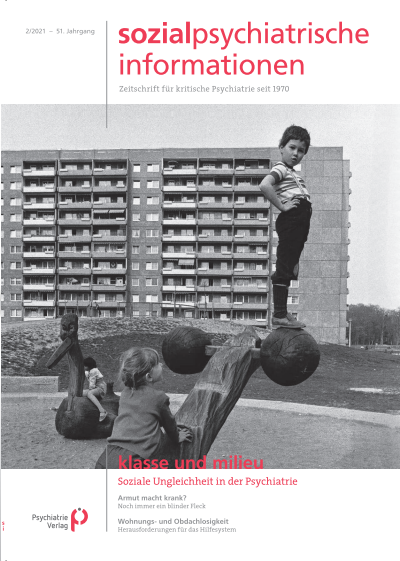 Cover of Volume: Sozialpsychiatrische Informationen Volume 51 (2021), Edition 2