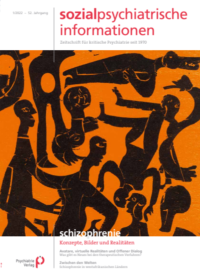 Cover of Volume: Sozialpsychiatrische Informationen Volume 52 (2022), Edition 1
