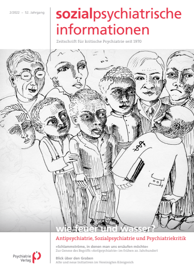 Cover of Volume: Sozialpsychiatrische Informationen Volume 52 (2022), Edition 2