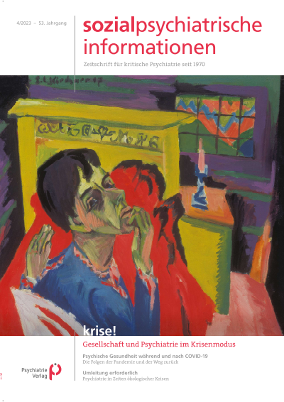Cover of Volume: Sozialpsychiatrische Informationen Volume 53 (2023), Edition 4
