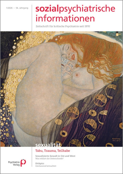 Cover der Ausgabe: Sozialpsychiatrische Informationen Jahrgang 56 (2026), Heft 1