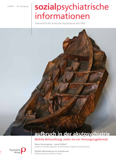 Cover of Volume: Sozialpsychiatrische Informationen Volume 56 (2026), Issue 2