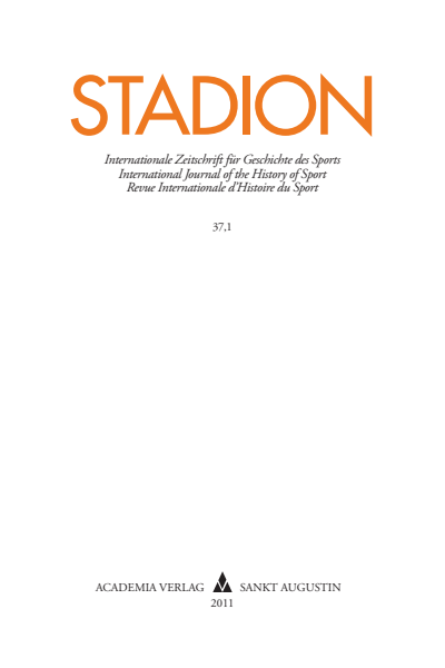 Cover of Volume: STADION Volume 37 (2011), Edition 1