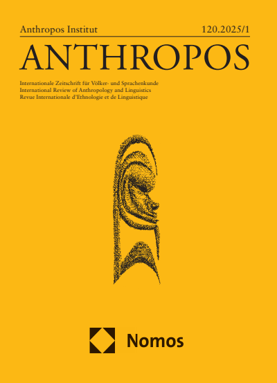 Cover der Ausgabe: Anthropos Jahrgang 120 (2025), Heft 1