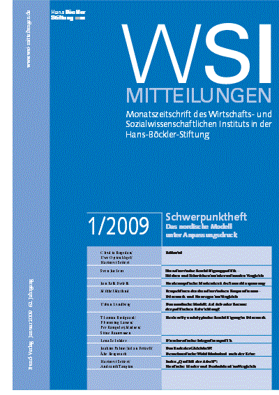 Cover of Volume: WSI-Mitteilungen Volume 62 (2009), Edition 1