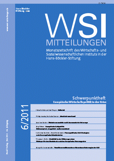 Cover of Volume: WSI-Mitteilungen Volume 64 (2011), Edition 6
