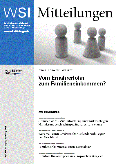 Cover of Volume: WSI-Mitteilungen Volume 66 (2013), Edition 3