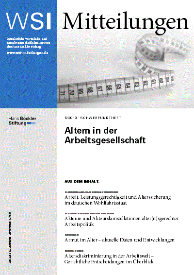 Cover of Volume: WSI-Mitteilungen Volume 66 (2013), Edition 5