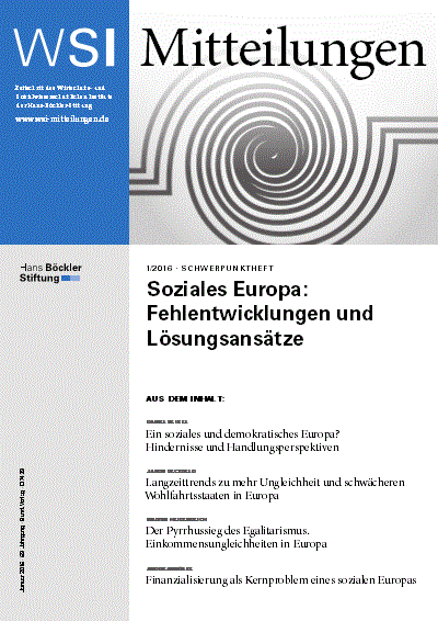 Cover of Volume: WSI-Mitteilungen Volume 69 (2016), Edition 1