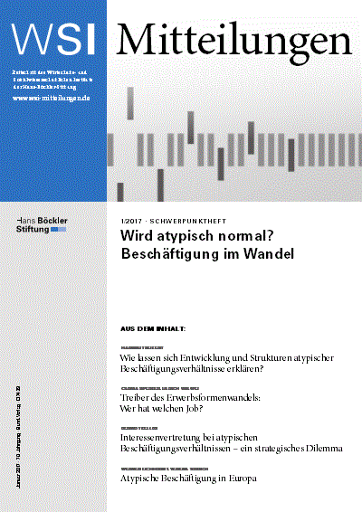 Cover of Volume: WSI-Mitteilungen Volume 70 (2017), Edition 1