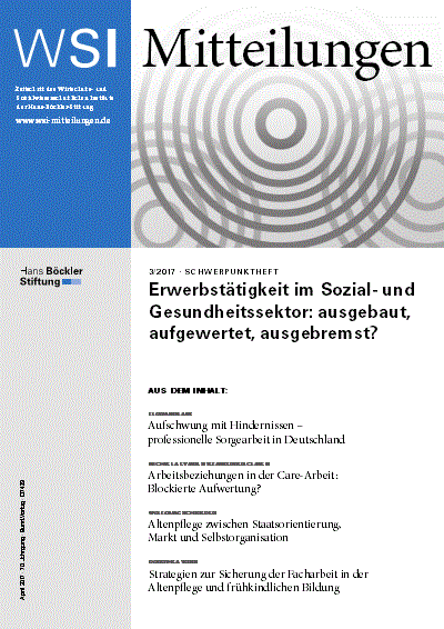 Cover of Volume: WSI-Mitteilungen Volume 70 (2017), Edition 3
