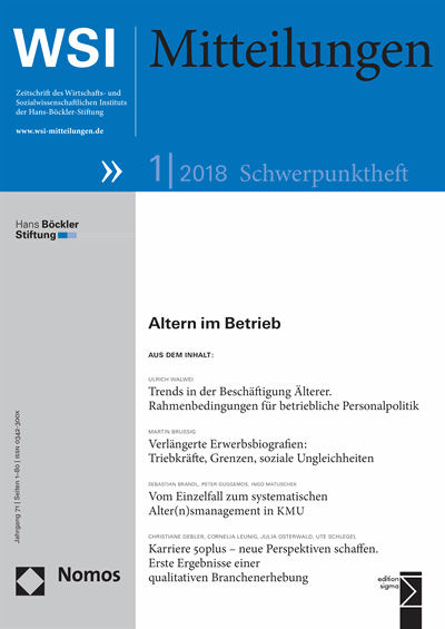 Cover of Volume: WSI-Mitteilungen Volume 71 (2018), Edition 1