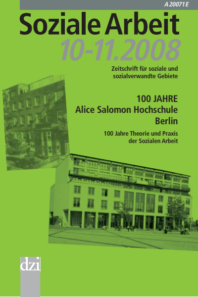 Cover der Ausgabe: Soziale Arbeit Jahrgang 57 (2008), Heft 10-11