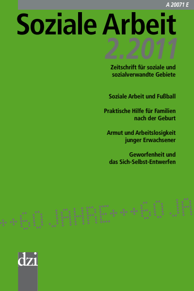 Cover der Ausgabe: Soziale Arbeit Jahrgang 60 (2011), Heft 2