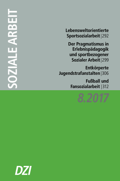 Cover der Ausgabe: Soziale Arbeit Jahrgang 66 (2017), Heft 8
