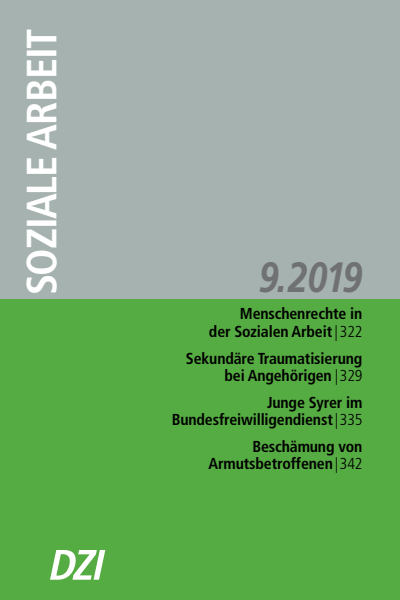 Cover of Volume: Soziale Arbeit Volume 68 (2019), Edition 9
