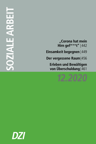 Cover of Volume: Soziale Arbeit Volume 69 (2020), Edition 12