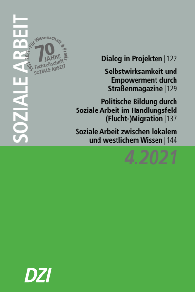 Cover of Volume: Soziale Arbeit Volume 70 (2021), Edition 4