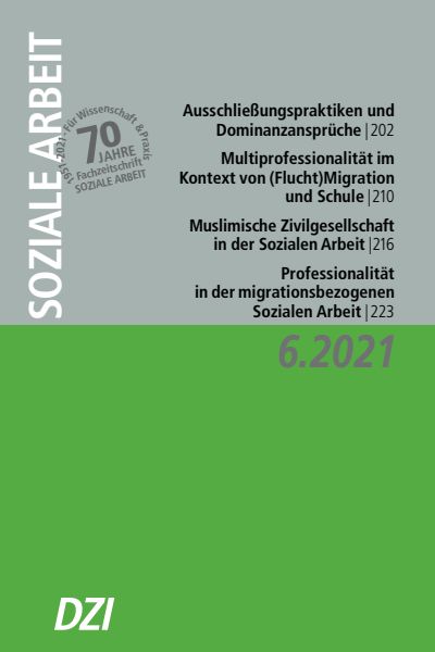 Cover of Volume: Soziale Arbeit Volume 70 (2021), Edition 6