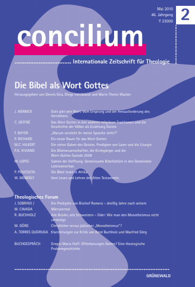 Cover of Volume: Concilium Volume 46 (2010), Edition 2