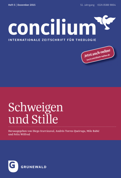 Cover of Volume: Concilium Volume 51 (2015), Edition 5