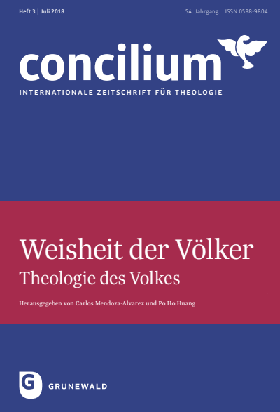 Cover of Volume: Concilium Volume 54 (2018), Edition 3
