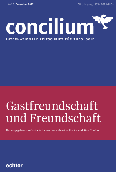Cover der Ausgabe: Concilium Jahrgang 58 (2022), Heft 5