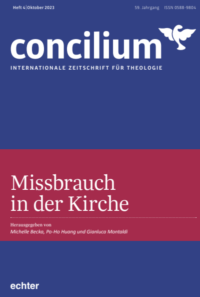 Cover der Ausgabe: Concilium Jahrgang 59 (2023), Heft 4
