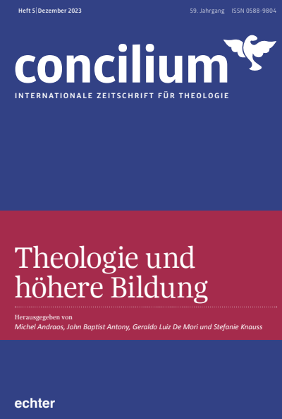 Cover der Ausgabe: Concilium Jahrgang 59 (2023), Heft 5